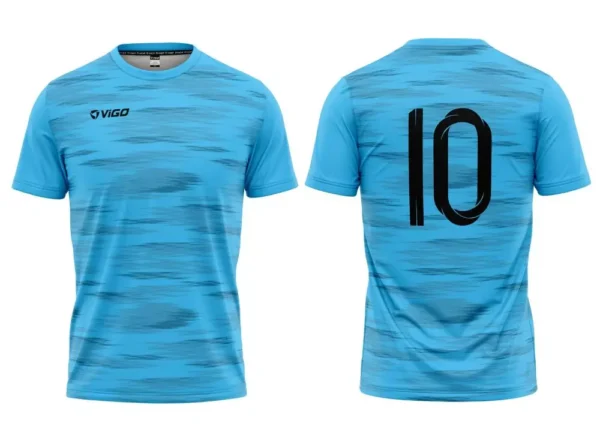 Koszulka piłkarska Team 6 w kolorze niebieskim