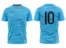 Koszulka piłkarska Team 6 w kolorze niebieskim