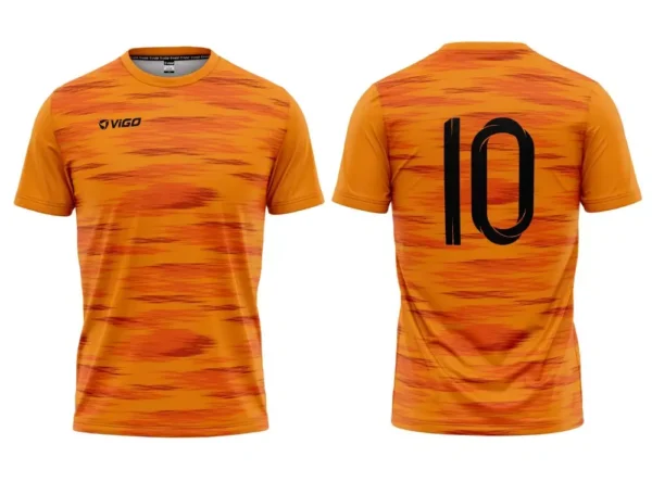 Koszulka piłkarska Team 6 w kolorze pomarańczowym