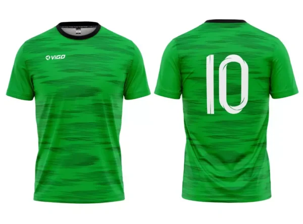 Koszulka piłkarska Team 6 w kolorze zielonym