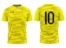 Koszulka piłkarska Team 6 w kolorze żółtym