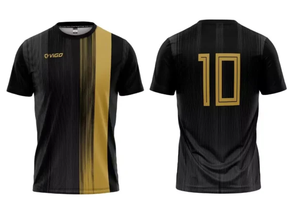 Koszulka piłkarska Team 7 w kolorze czarnym