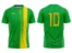 Koszulka piłkarska Team 7 w kolorze zielonym