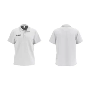 Koszulka polo sublimowana w kolorze białym