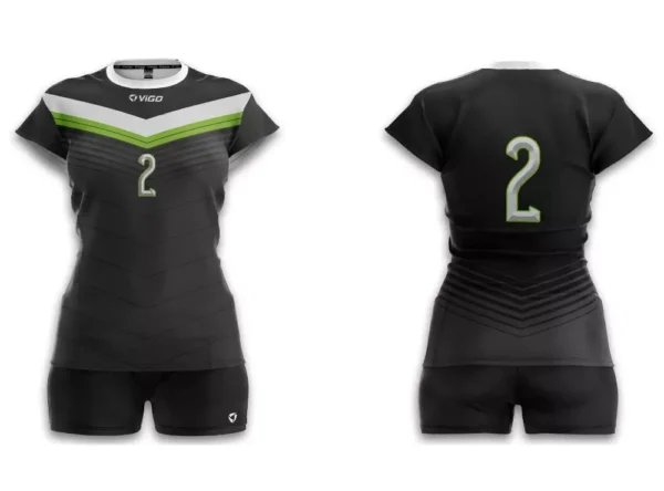 Koszulka siatkarska damska Arrow w kolorze czarnym