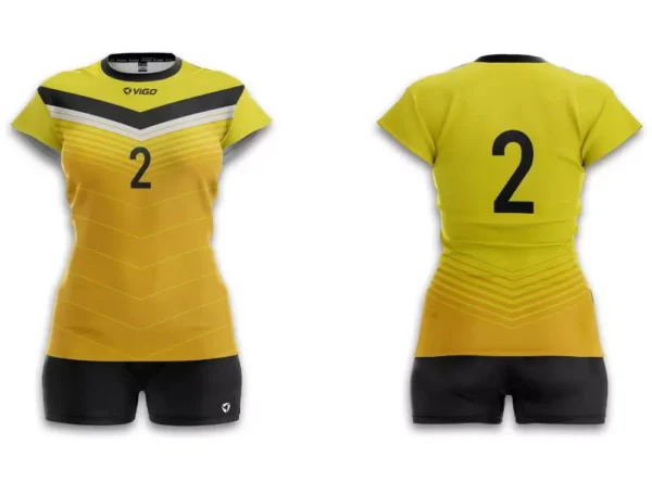 Koszulka siatkarska damska Arrow w kolorze żółtym