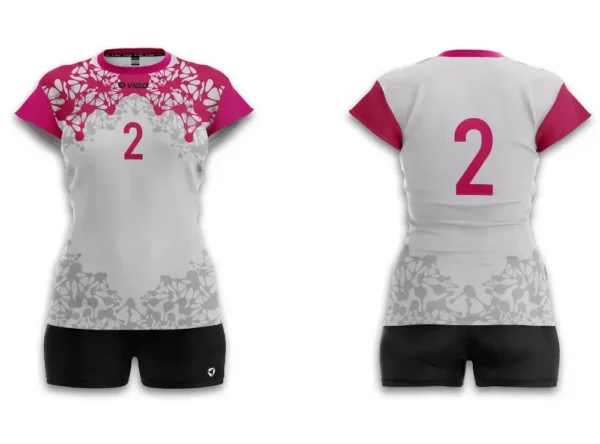 Koszulka siatkarska damska Biotech w kolorze białym