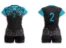 Koszulka siatkarska damska Biotech w kolorze czarnym