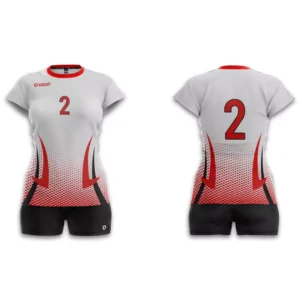 Koszulka siatkarska damska Fire w kolorze białym