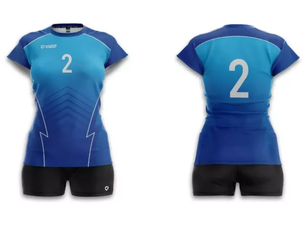 Koszulka siatkarska damska Game w kolorze niebieskim