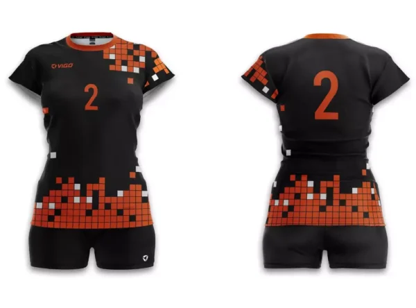 Koszulka siatkarska damska Mirage w kolorze czarnym