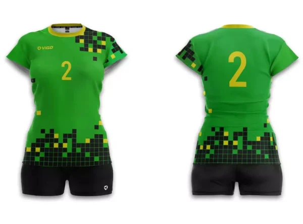 Koszulka siatkarska damska Mirage w kolorze zielonym