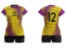 Koszulka siatkarska damska Play-off w kolorze fioletowo-żółtym