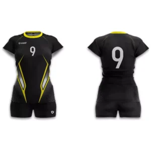 Koszulka siatkarska damska Point w kolorze czarnym