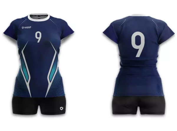 Koszulka siatkarska damska Point w kolorze granatowym