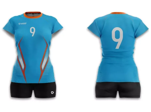 Koszulka siatkarska damska Point w kolorze niebieskim