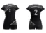 Koszulka siatkarska damska Spectrum II w kolorze czarnym