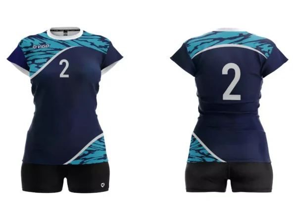 Koszulka siatkarska damska Spectrum II w kolorze granatowym