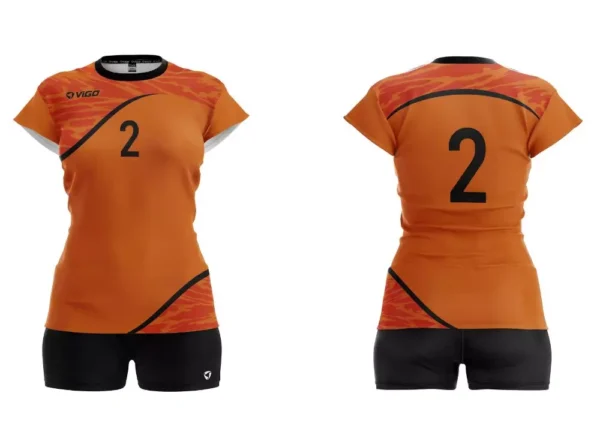 Koszulka siatkarska damska Spectrum II w kolorze pomarańczowym