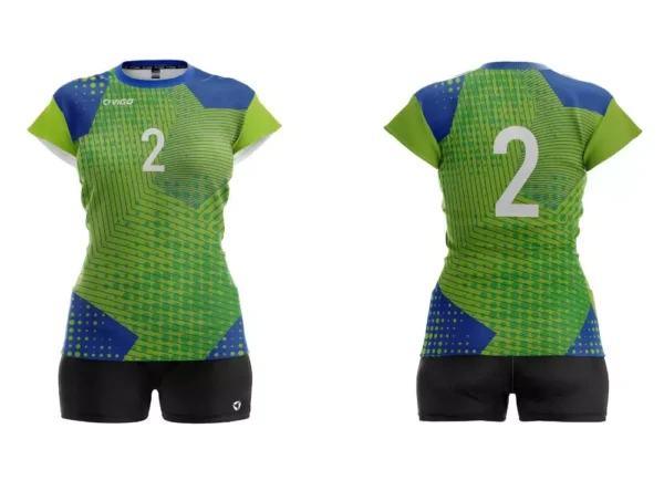 Koszulka siatkarska damska Spike w kolorze limonkowym