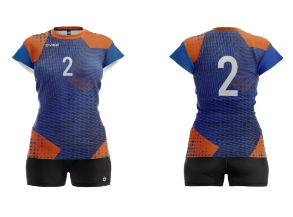 Koszulka siatkarska damska Spike w kolorze niebieskim