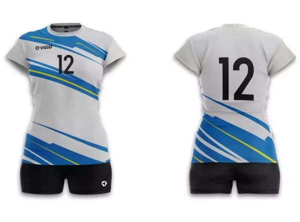 Koszulka siatkarska damska Winner w kolorze biało-niebieskim