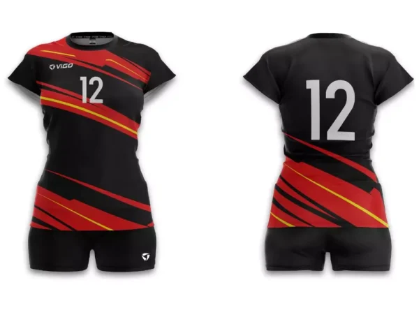 Koszulka siatkarska damska Winner w kolorze czarnym