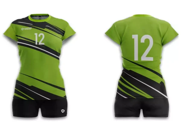 Koszulka siatkarska damska Winner w kolorze limonkowym