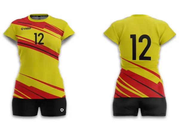 Koszulka siatkarska damska Winner w kolorze żółtym