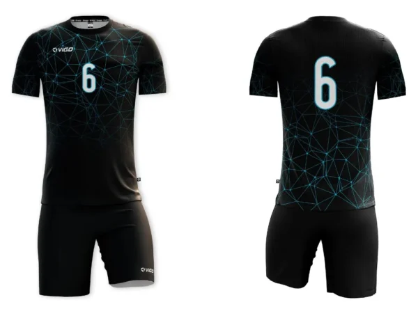 Koszulka siatkarska czarnym