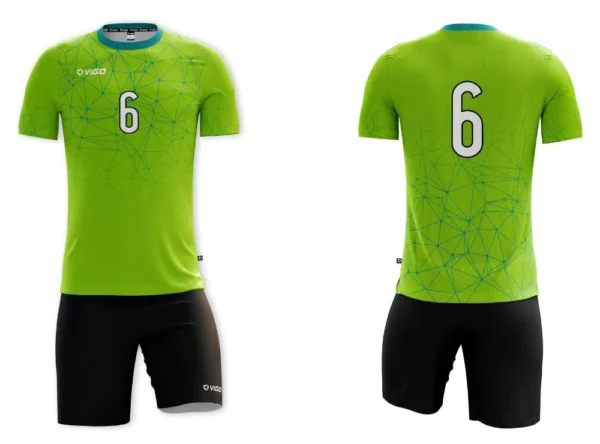 Koszulka siatkarska męska Astral w kolorze limonkowym