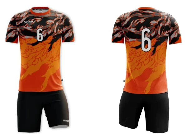 Koszulka siatkarska męska Attack w kolorze pomarańczowym