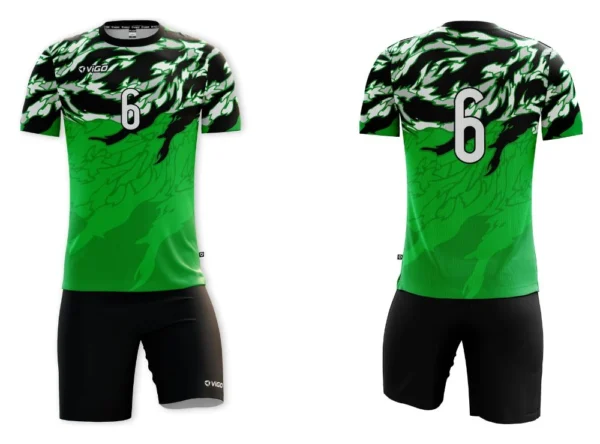 Koszulka siatkarska męska Attack w kolorze zielonym