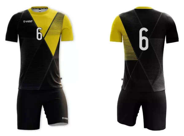 Koszulka siatkarska męska Captain w kolorze czarnym