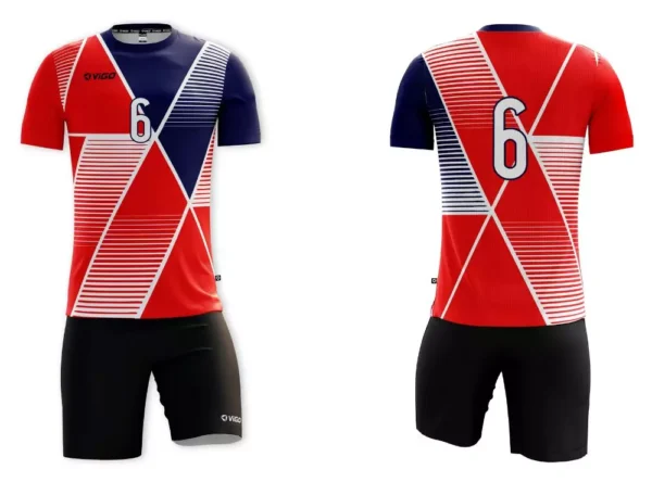 Koszulka siatkarska męska Captain w kolorze czerwonym