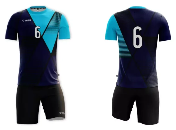 Koszulka siatkarska męska Captain w kolorze czarnym