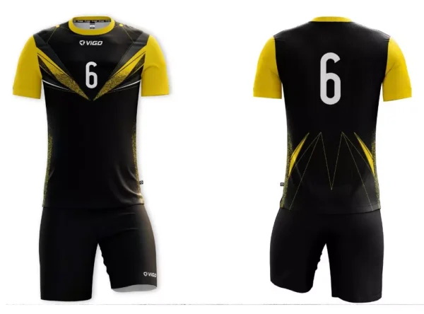 Koszulka siatkarska męska Future w kolorze czarno-żółtym