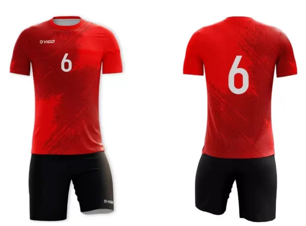 Koszulka siatkarska męska Grande w kolorze czerwonym