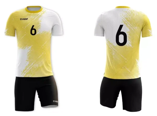 Koszulka siatkarska męska Grande w kolorze żółtym