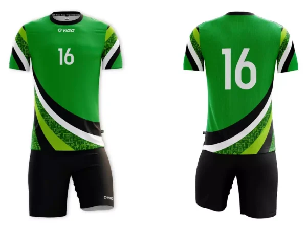 Koszulka siatkarska Jump w kolorze zielonym