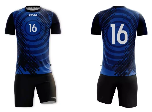 Koszulka siatkarska męska Play-off w kolorze granatowo-czarnym