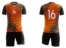 Koszulka siatkarska męska Play-off w kolorze pomarańczowo-szarym