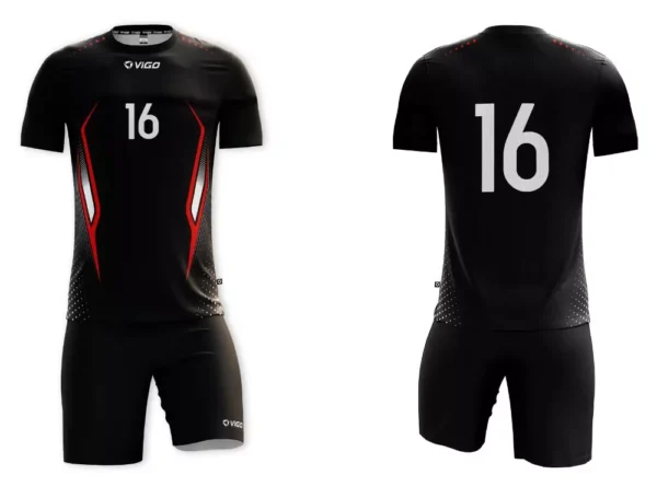 Koszulka siatkarska męska Point w kolorze czarnym