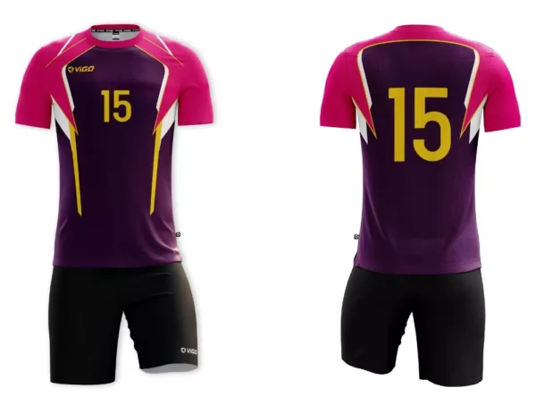 Koszulka siatkarska męska Scout w kolorze fioletowo-różowym