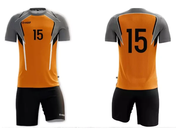 Koszulka siatkarska męska Scout w kolorze pomarańczowo-szarym