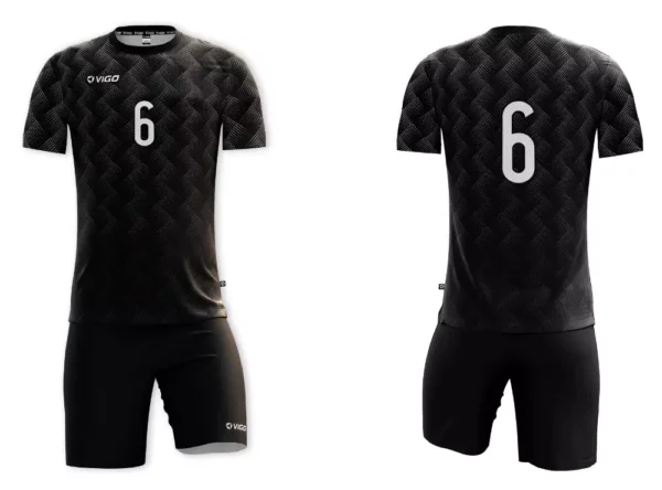 Koszulka siatkarska męska Set w kolorze czarnym