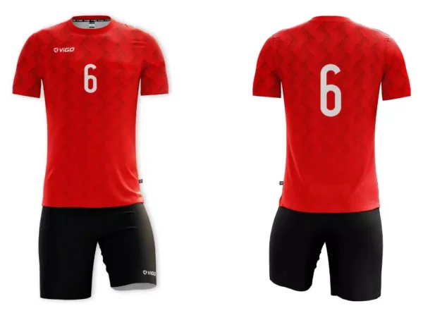 Koszulka siatkarska męska Set w kolorze czerwonym