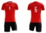 Koszulka siatkarska męska Set w kolorze czerwonym