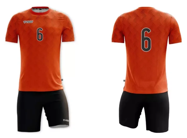 Koszulka siatkarska męska Set w kolorze pomarańczowym