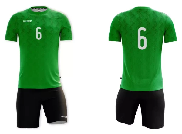 Koszulka siatkarska męska Set w kolorze zielonym